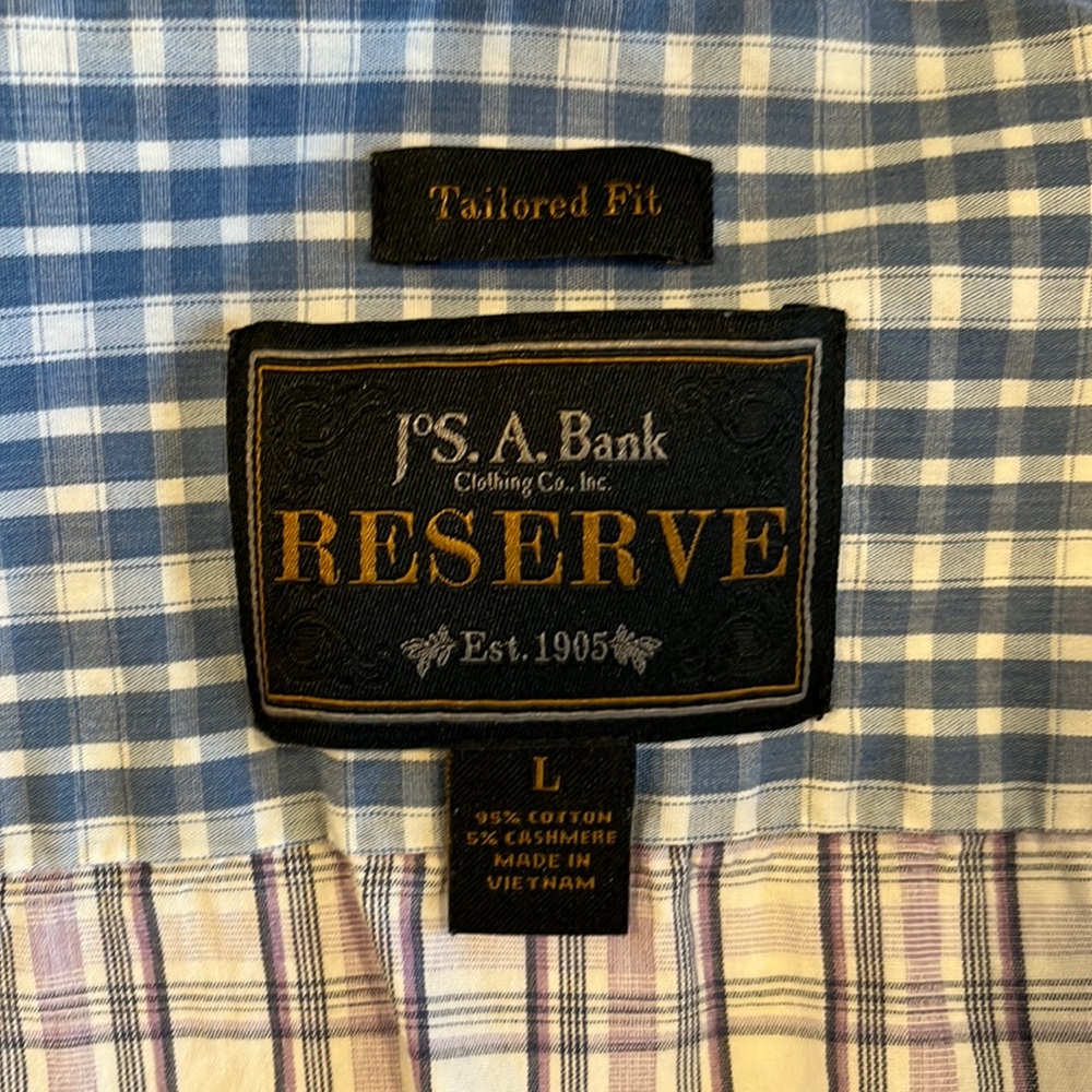 Jos. A. Bank reserve collection non iron tailored fit dress shirt